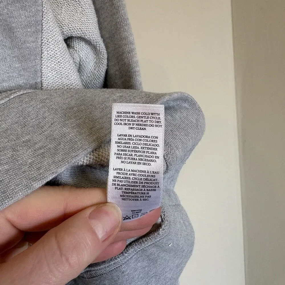 Rails‎ Dani Heather Grey Sweatshirt Crewneck two tone Women's Small - Picture 7 of 8